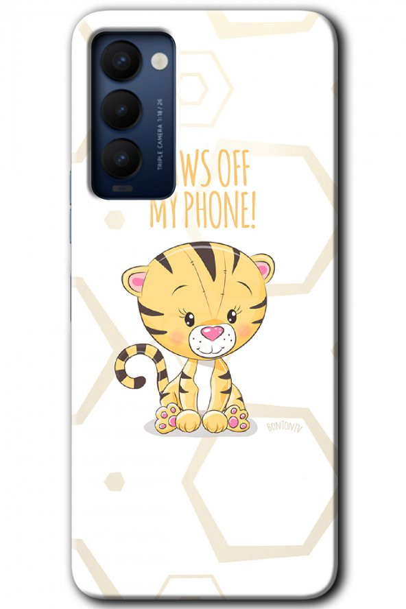 Tecno Camon 18 Kılıf HD Desen Baskılı Arka Kapak - Sevimli Kedi 1