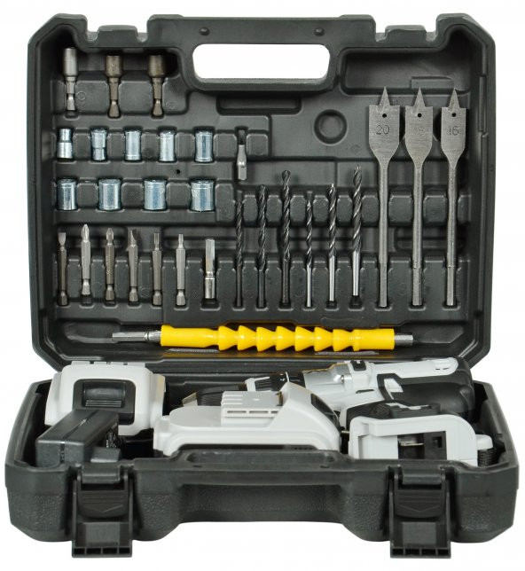Mager 58 Wat 5 Ah Şarjlı DARBELİ Vidalama Matkap Ve Gator Grip Efsane Soket Çantalı Setli - 2