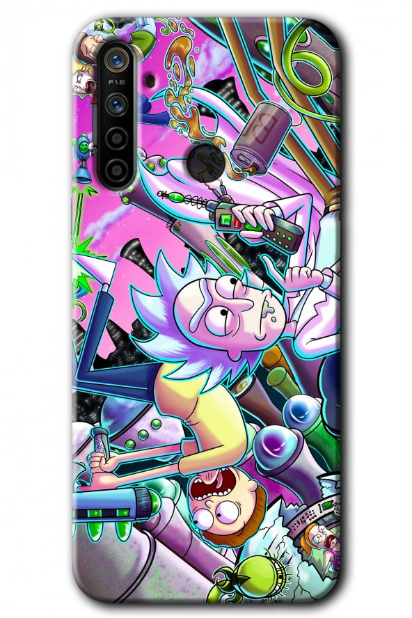Realme 5i Kılıf HD Desen Baskılı Arka Kapak - Graffiti Çizgi Film - 1