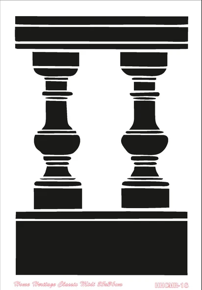 HOME HERITAGE CLASSIC MIDI 25X36CM HHCMR-18 STENCİL