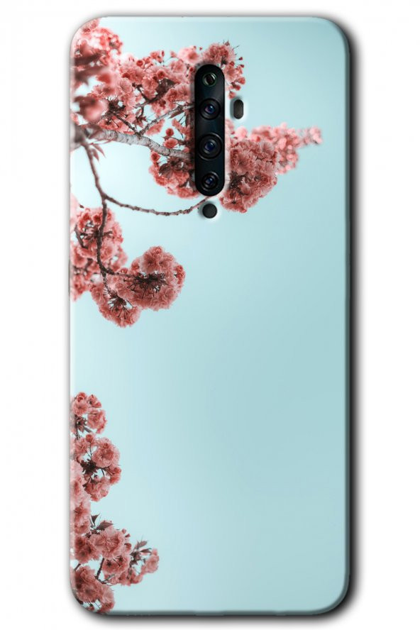 Oppo Reno 2z Kılıf HD Desen Baskılı Arka Kapak - Japon Çiçeği - 1