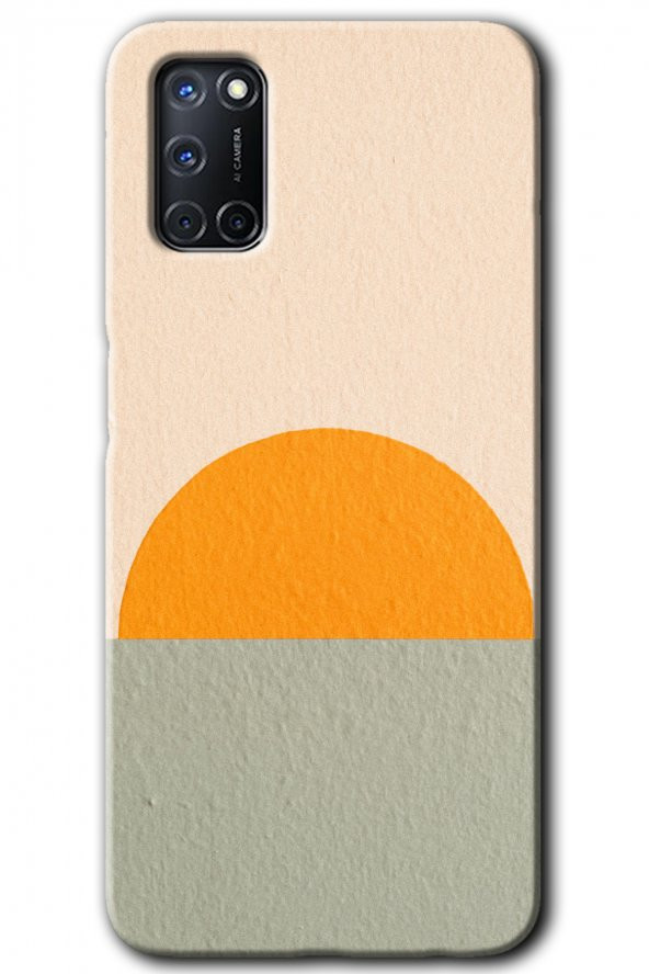 Oppo A52 Kılıf HD Desen Baskılı Arka Kapak - Color Wall