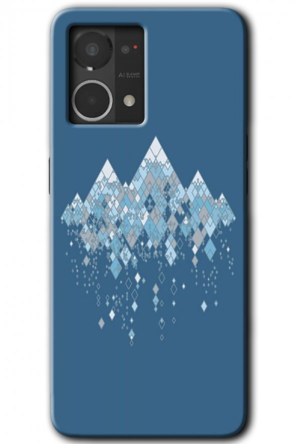 Oppo Reno 7 4G Kılıf HD Desen Baskılı Arka Kapak - İceberg - 1