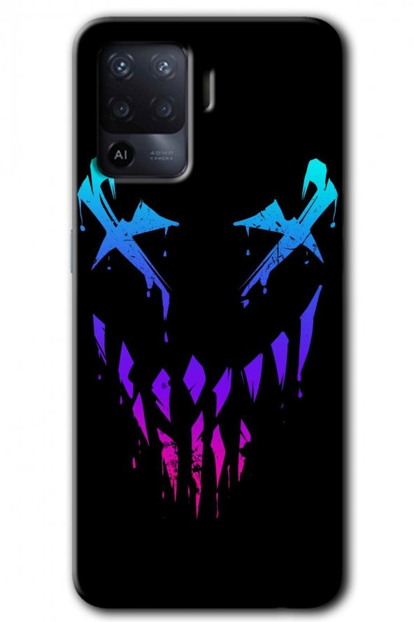 Oppo Reno 5 Lite Kılıf HD Desen Baskılı Arka Kapak - Çığlık