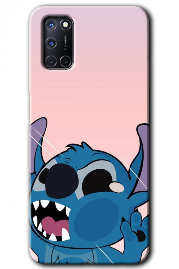 Oppo A52 Kılıf HD Desen Baskılı Arka Kapak - Stitch