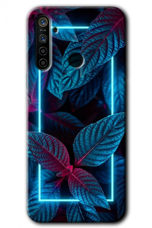 Realme 6i Kılıf HD Desen Baskılı Arka Kapak - Mekanik Yaprak 4