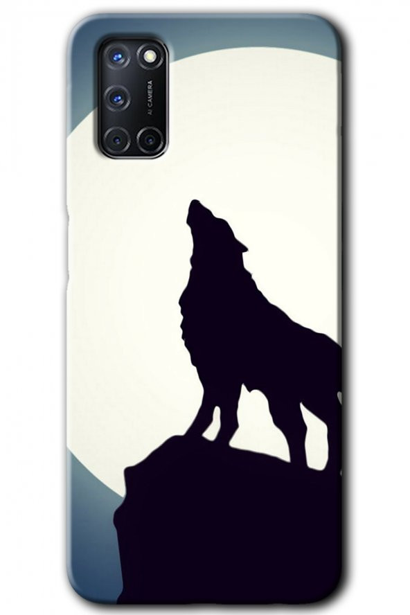 Oppo A52 Kılıf HD Desen Baskılı Arka Kapak - Dolunay Bozkurt