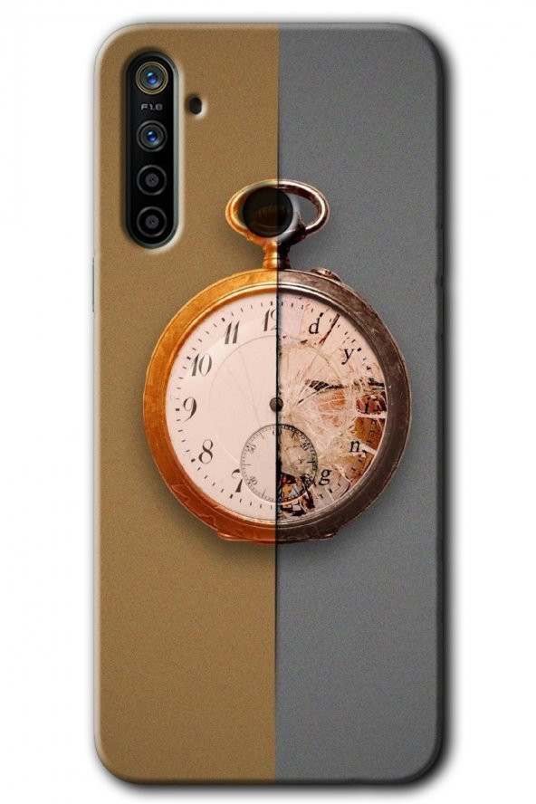 Realme 6i Kılıf HD Desen Baskılı Arka Kapak - Clocks Artwork