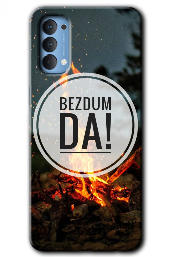 Oppo Reno 4 Kılıf HD Desen Baskılı Arka Kapak - Bezdum Da