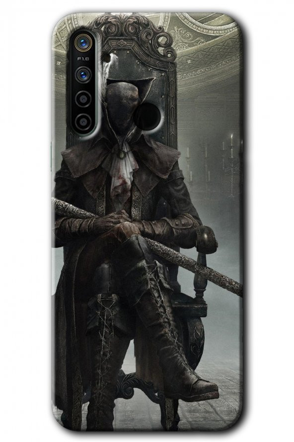 Realme 6i Kılıf HD Desen Baskılı Arka Kapak - Bloodborne Hunters