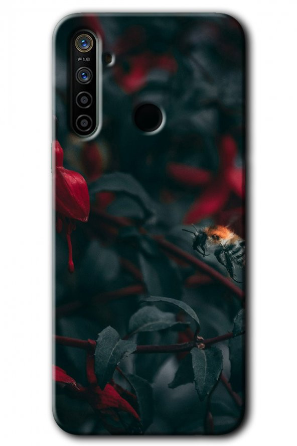 Realme 6i Kılıf HD Desen Baskılı Arka Kapak - Avcı Arı
