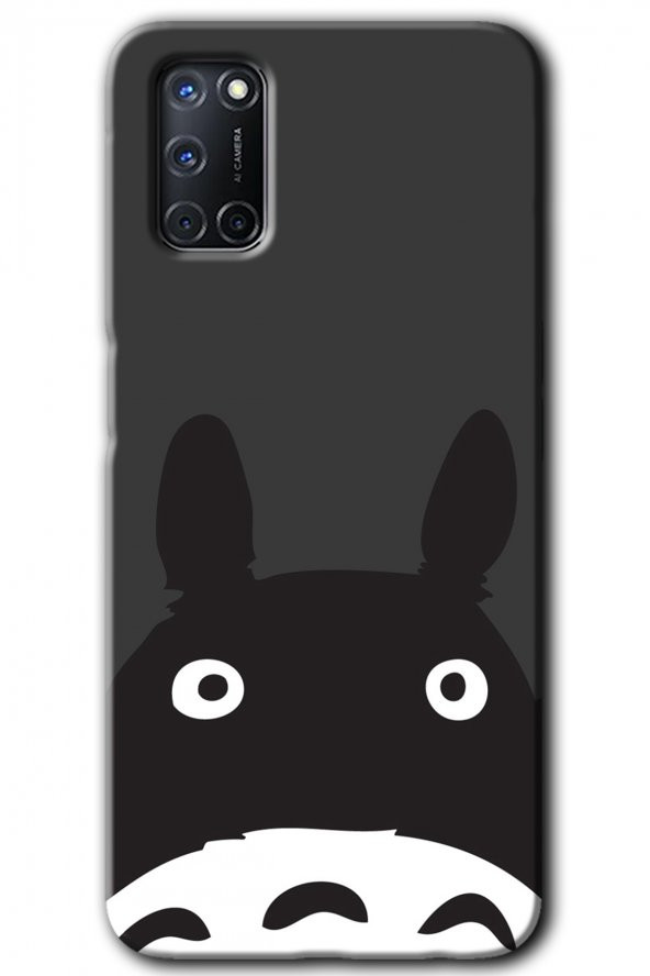 Oppo A52 Kılıf HD Desen Baskılı Arka Kapak - Şaşkın Eşek