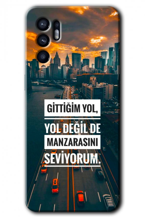 Oppo Reno 6 Kılıf HD Desen Baskılı Arka Kapak - Manzara Seviyorum - 1