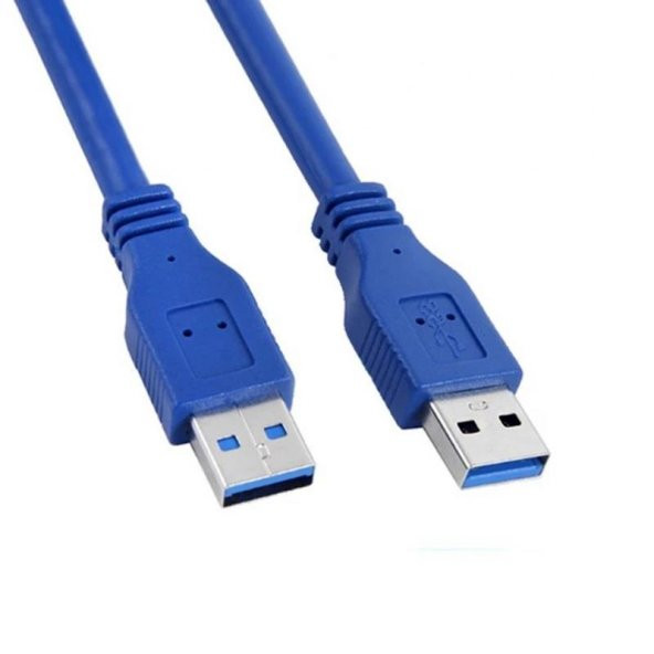 PrimeX PX-1660 0.6 Metre USB3.0 Erkek Kablo, USB3.0 Erkek-Erkek Kablo, 60 cm USB Data kablosu