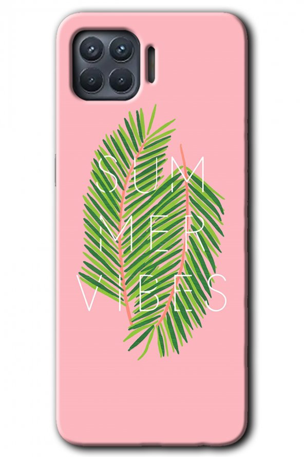 Oppo Reno 4 Lite Kılıf HD Desen Baskılı Arka Kapak - Summer Vibes - 1