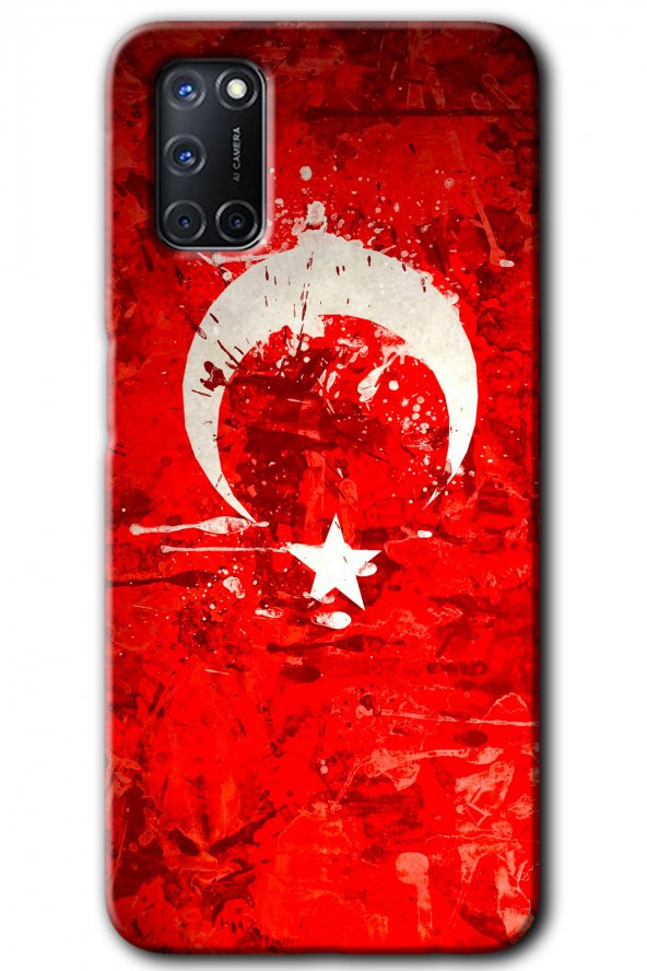 Oppo A52 Kılıf HD Desen Baskılı Arka Kapak - Albayrak 2