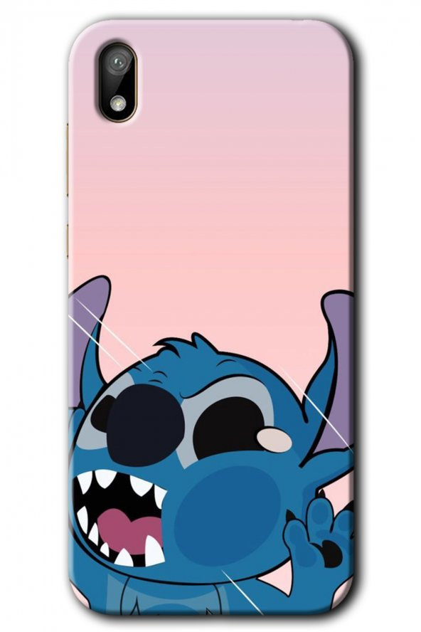 Huawei Y5 2019 Kılıf HD Desen Baskılı Arka Kapak - Stitch - 1