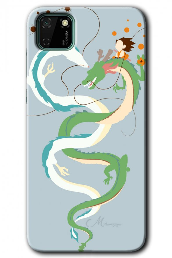 Huawei Y5P Kılıf HD Desen Baskılı Arka Kapak - Snake Friendship