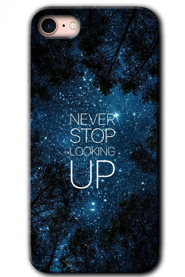 iPhone 7 Kılıf HD Desen Baskılı Arka Kapak - Stars Wallpaper