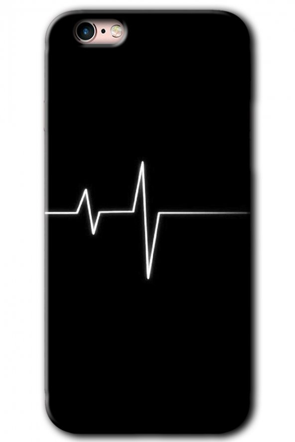 iPhone 6s Plus Kılıf HD Desen Baskılı Arka Kapak - Heart Rytm