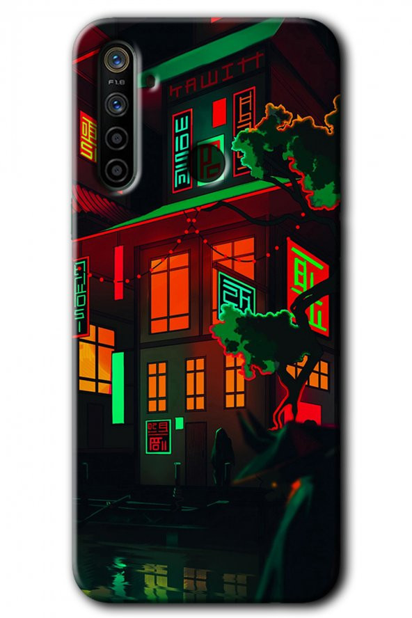 Realme 6i Kılıf HD Desen Baskılı Arka Kapak - China Street