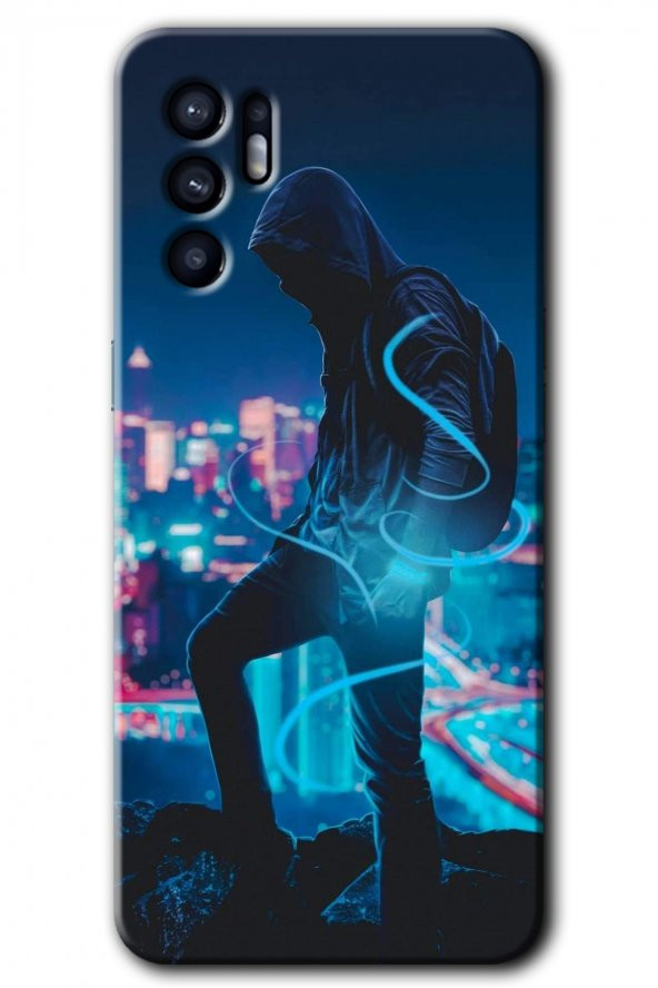 Oppo Reno 6 Kılıf HD Desen Baskılı Arka Kapak - Spill Boy - 1