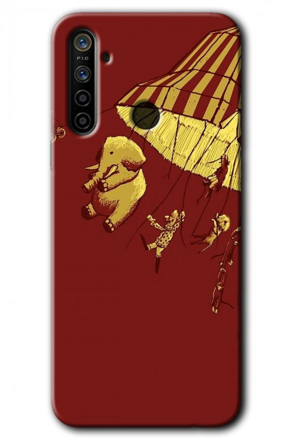 Realme 6i Kılıf HD Desen Baskılı Arka Kapak - Zoo - 1