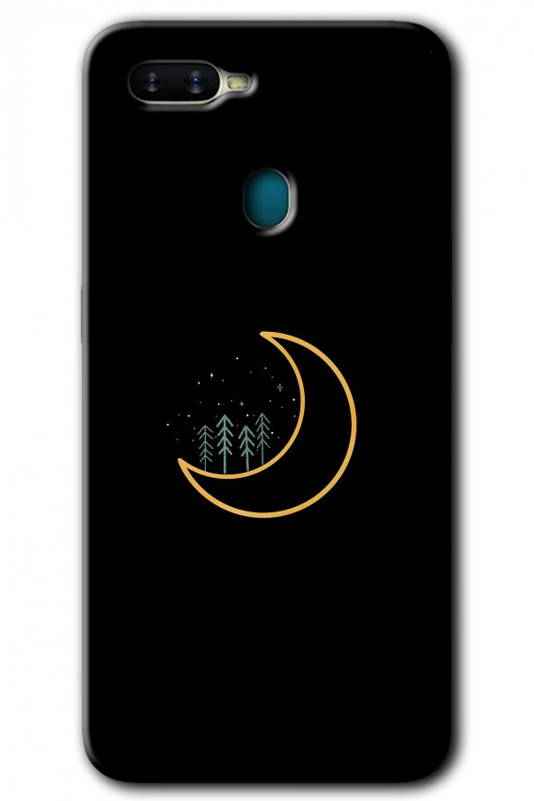 Oppo Ax7 Kılıf HD Desen Baskılı Arka Kapak - İyi Geceler - 1