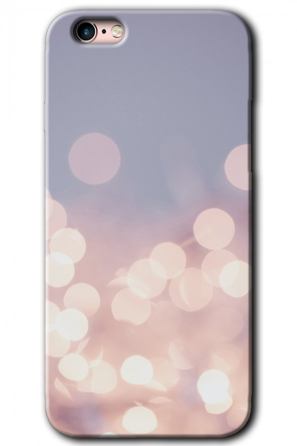 iPhone 6s Plus Kılıf HD Desen Baskılı Arka Kapak - Blur Lights