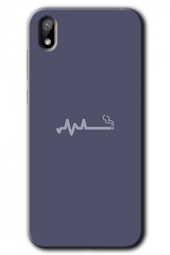 Huawei Y5 2019 Kılıf HD Desen Baskılı Arka Kapak - Sigara Zararlıdır