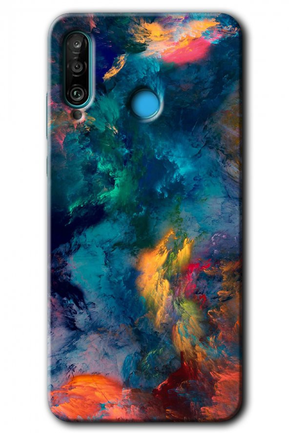 Huawei P30 Lite Kılıf HD Desen Baskılı Arka Kapak - Valhalla