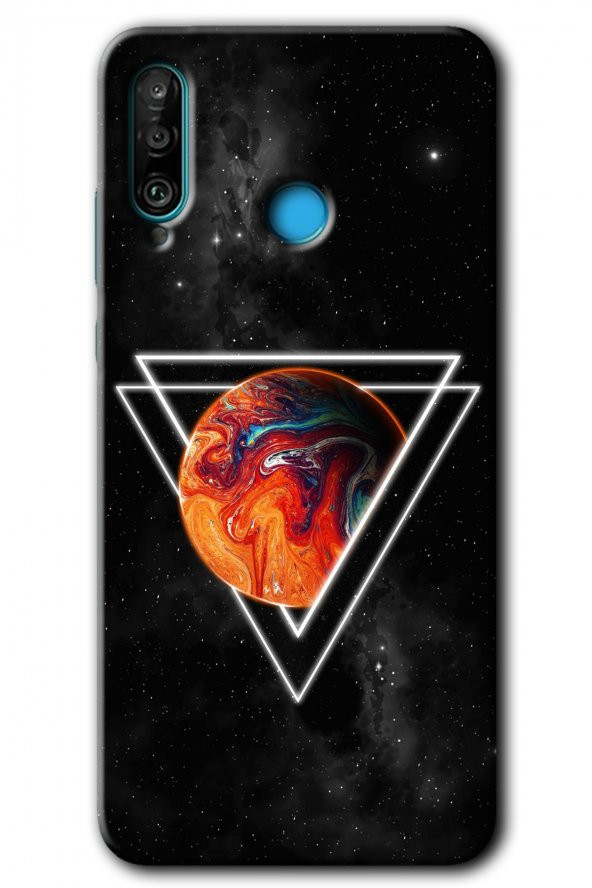 Huawei P30 Lite Kılıf HD Desen Baskılı Arka Kapak - Kızıl Gezegen