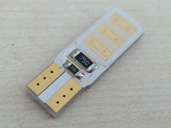 T10 DİPSİZ LED AMPUL (ANGEL) KIRMIZI 12V (2ADET FİYATI) T10 PARK, SİNYAL, PLAKA AMPULU - 3