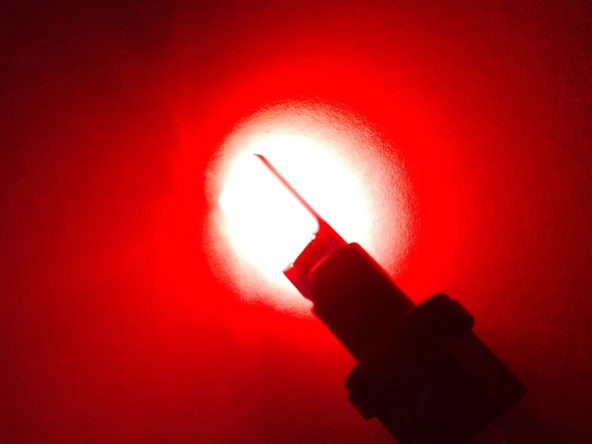 T10 DİPSİZ LED AMPUL (ANGEL) KIRMIZI 12V (2ADET FİYATI) T10 PARK, SİNYAL, PLAKA AMPULU