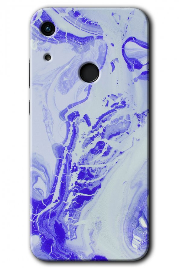 Huawei Y6s Kılıf HD Desen Baskılı Arka Kapak - Cranny Liquid Wall - 1