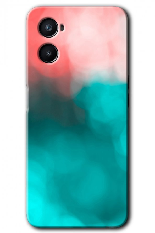 Oppo A96 Kılıf HD Desen Baskılı Arka Kapak - Flu Işık
