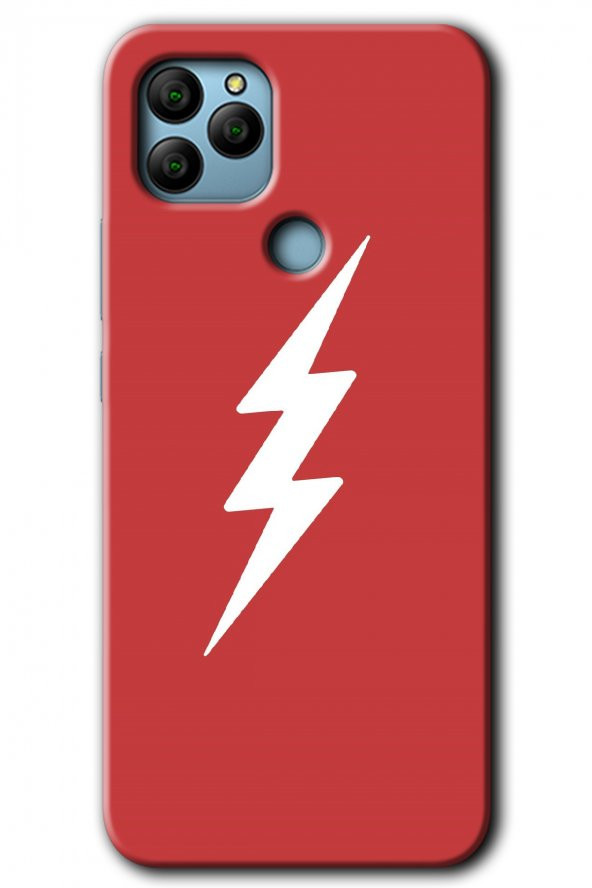 General Mobile GM 21 Kılıf HD Desen Baskılı Arka Kapak - Flash Logo