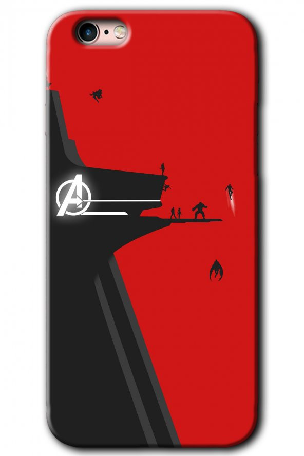 iPhone 6s Plus Kılıf HD Desen Baskılı Arka Kapak - Avengers Tower