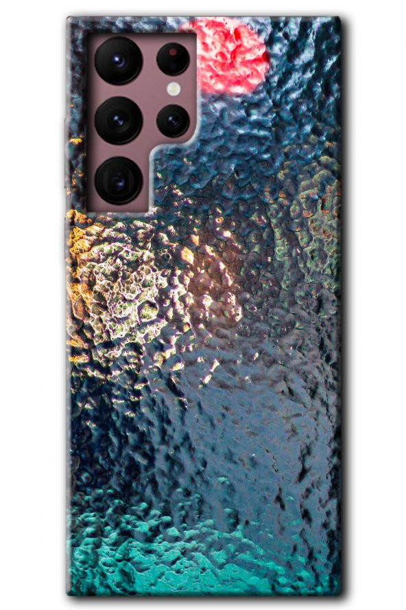 Galaxy S22 Ultra Kılıf HD Desen Baskılı Arka Kapak - Blur Cam