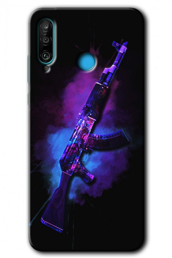 Huawei P30 Lite Kılıf HD Desen Baskılı Arka Kapak - AK