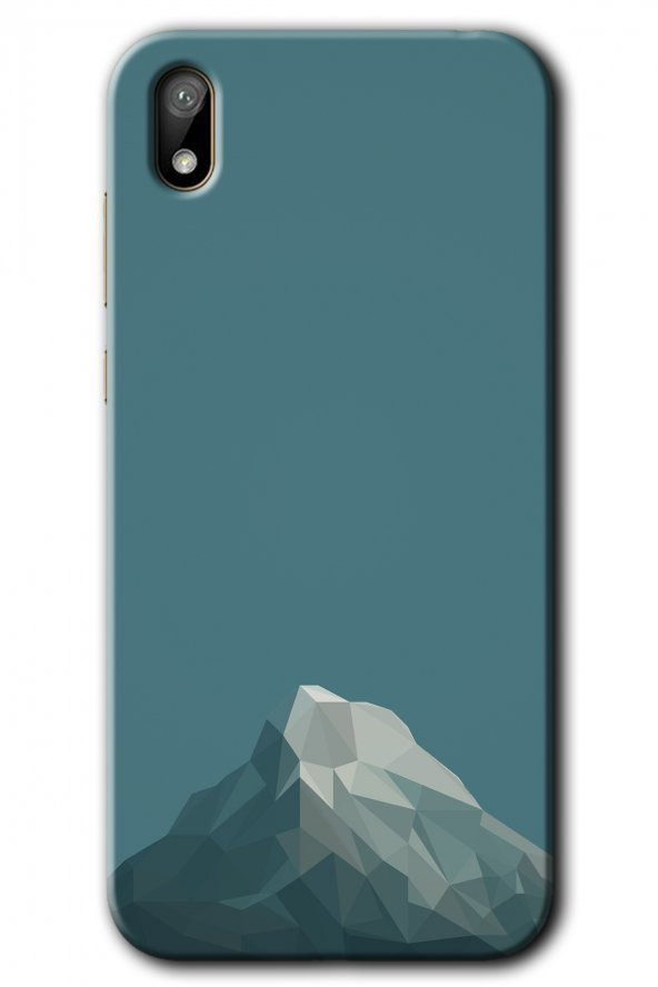 Huawei Y5 2019 Kılıf HD Desen Baskılı Arka Kapak - Alone Mountain - 1