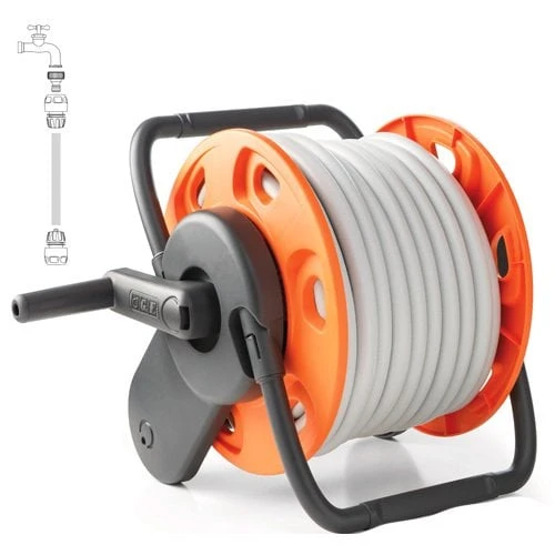 G.F. 8000-5846 Hortum Sarma Makarası Mini Plus 1/2'' 15 Metre Hortumlu Set