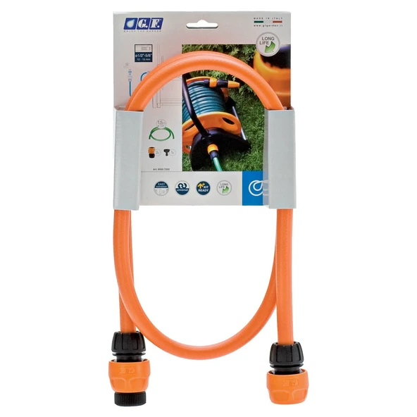 G.F. 8000-7200 Hortum Sarma Makarası Musluk Bağlantı Seti 1/2'' 1.5 Metre