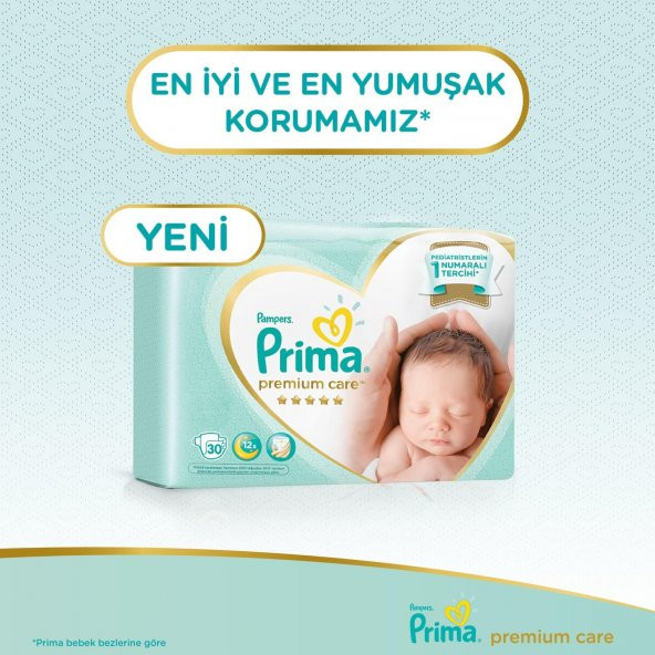 Prima Premium Care Bebek Bezi Ekonomik Paket 1 Beden 70 Adet - 5