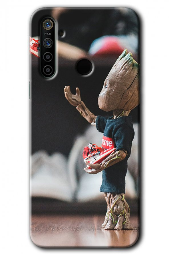 Realme 6i Kılıf HD Desen Baskılı Arka Kapak - I am Groot