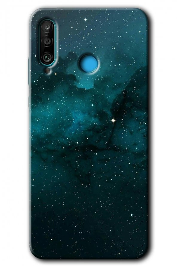 Huawei P30 Lite Kılıf HD Desen Baskılı Arka Kapak - Yıldızlararası