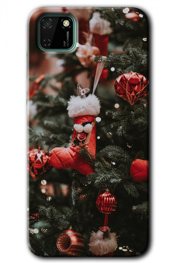 Huawei Y5P Kılıf HD Desen Baskılı Arka Kapak - Happy New Year