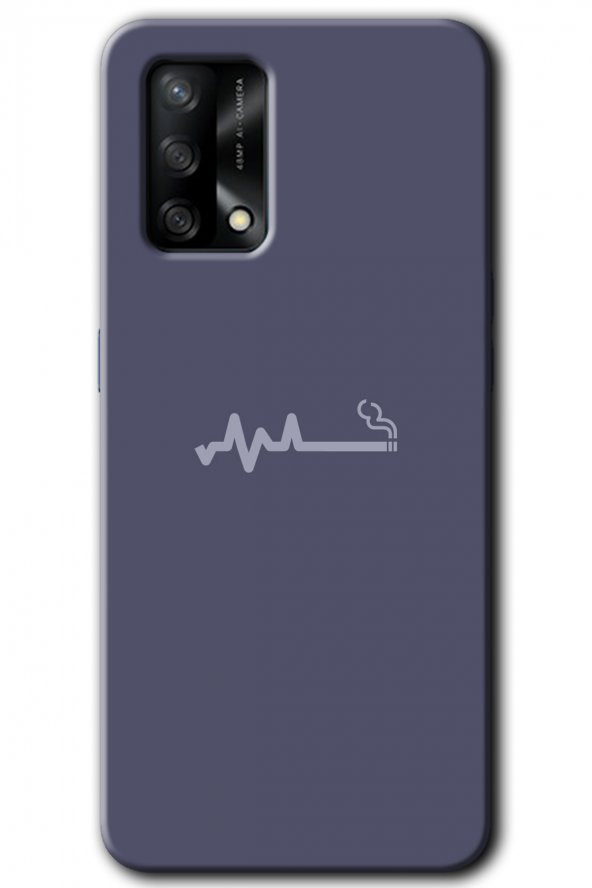 Oppo A54 Kılıf HD Desen Baskılı Arka Kapak - Sigara Zararlıdır