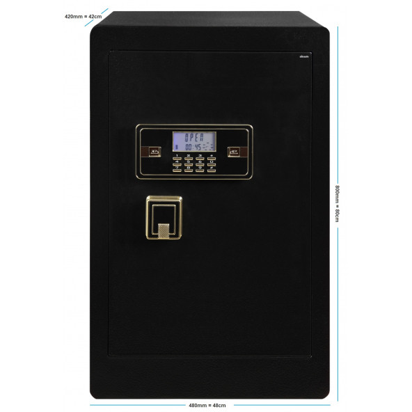 İnsafe ISC80YH Special Edition Ekstra Büyük Boy Çelik Para Kasası - Değerli Eşya ve Mücevher Kasası - 5