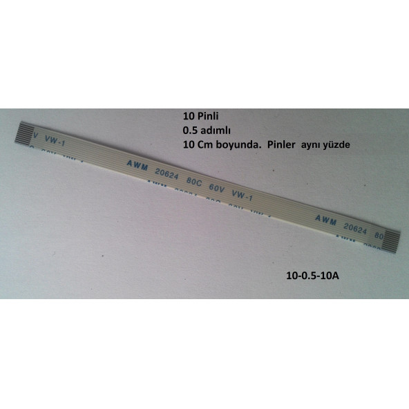 Ps3 2504 Ps3 2000 Slim 10 Pin Flex Kablo 10-0.5-10A